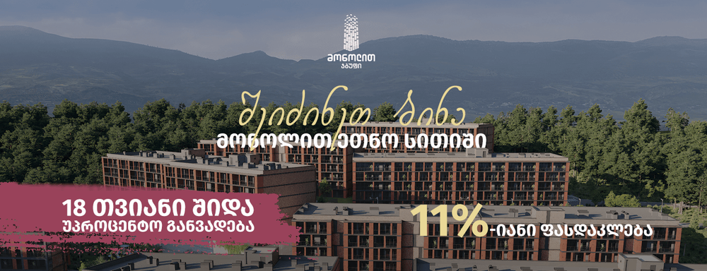 11%-იანი ფასდაკლება "მონოლით ეთნო სითიში"